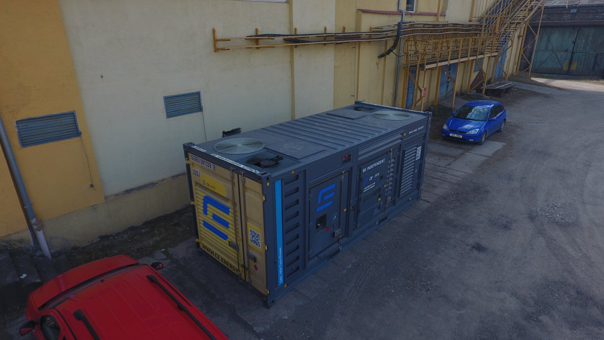 Elektrocentrála o velikosti 20.stopého standardního kontejneru