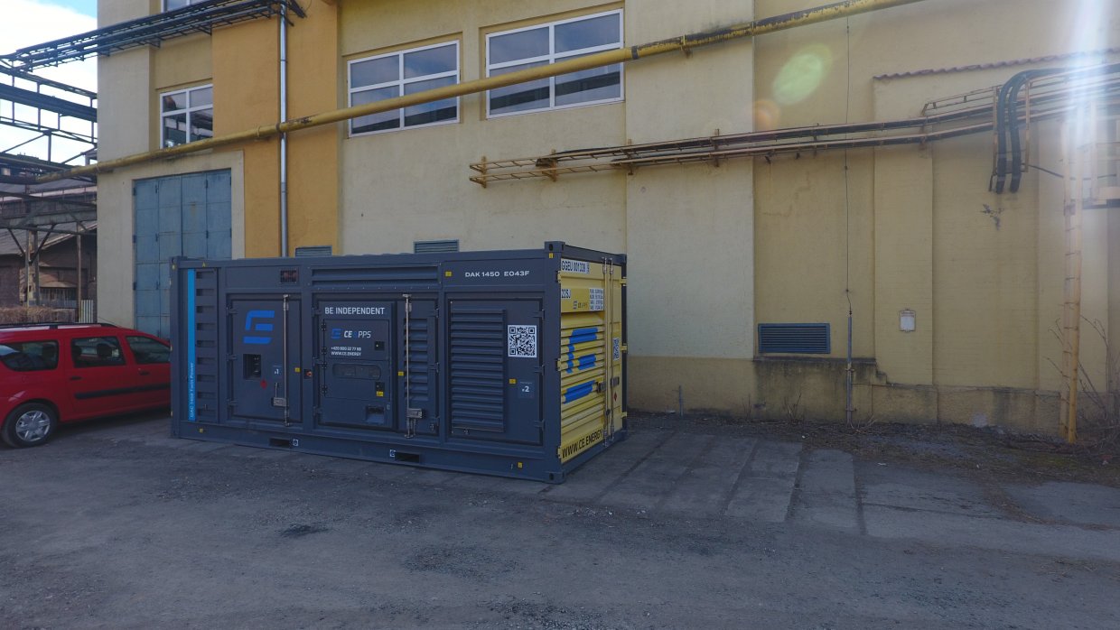 Výkonná 1MWh elektrocentrála již je na místě 