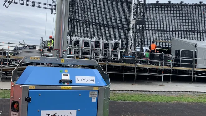 Mobilní energie od CE.ENERGY pro koncerty RAMMSTEIN, METALLICA, GUNS N’ ROSES, IRON MAIDEN a další. (Praha- léto 2022)