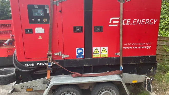 Elektrocentrála 100 kVA (Perkins)