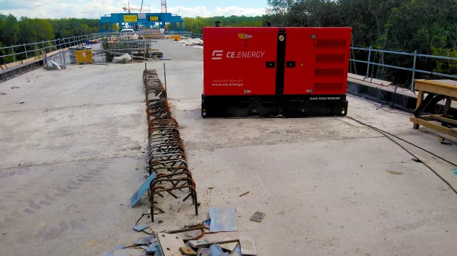 Elektrocentrála 100 kVA (Perkins)