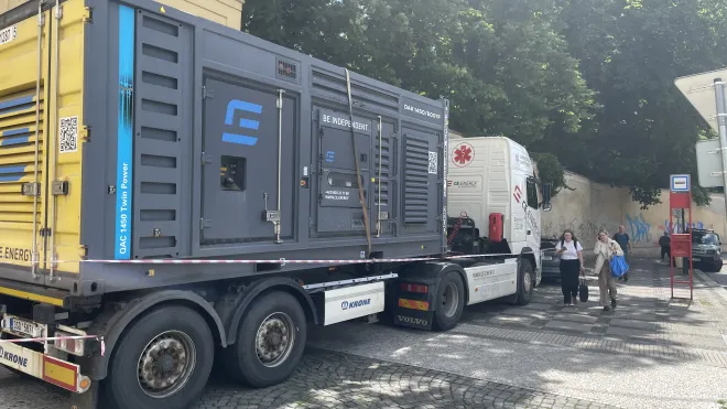 Elektrocentrála 1450 kVA / 725 kVA Twin (Scania)