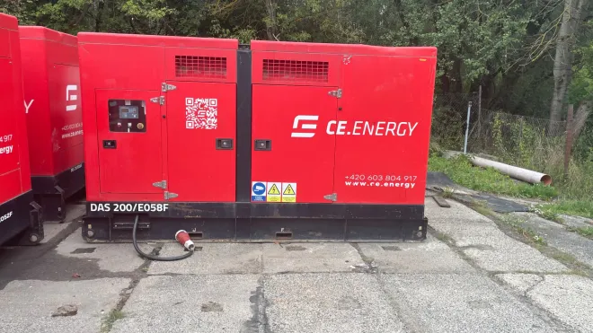 Elektrocentrála 200 kVA (Perkins) 
