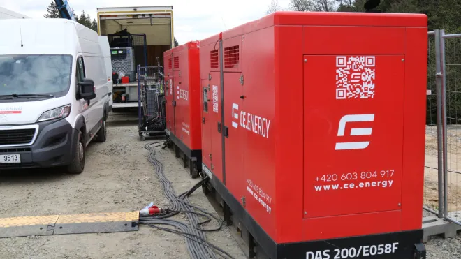 Elektrocentrála 200 kVA (Perkins) 