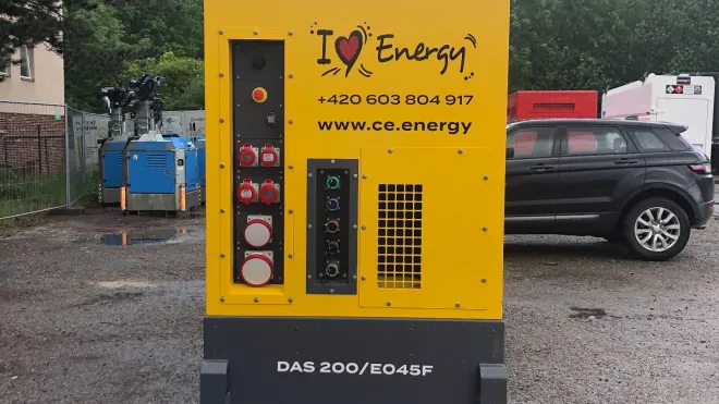 Elektrocentrála 200 kVA (John Deere) 