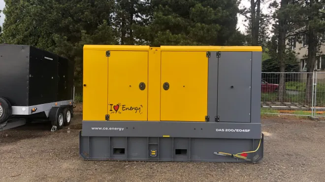 Elektrocentrála 200 kVA (John Deere) 
