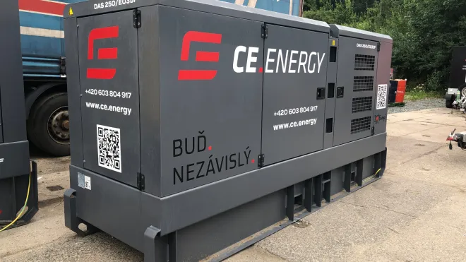 Elektrocentrála 250 kVA (Perkins) 