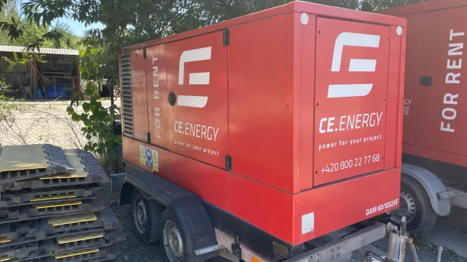 Elektrocentrála 60 kVA (Perkins)