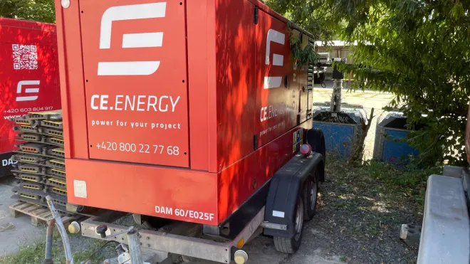 Elektrocentrála 60 kVA (Perkins)