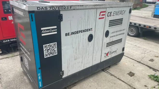 Elektrocentrála 66 kVA (John Deere)