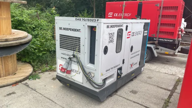 Elektrocentrála 66 kVA (Perkins)