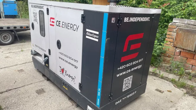 Elektrocentrála 66 kVA (Perkins)