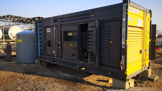 Elektrocentrála 1450 kVA / 725 kVA Twin (Scania)