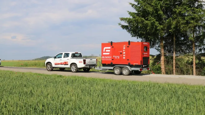 Elektrocentrály 22–1 450 kVA — pronájem