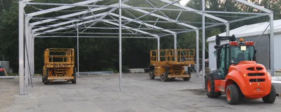 Nová hala CE.ENERGY v centrále firmy v Kamenici