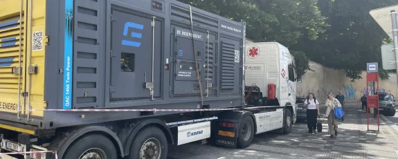 Elektrocentrála 1450 kVA / 725 kVA Twin (Scania) 