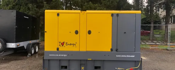 Elektrocentrála 200 kVA (John Deere) 